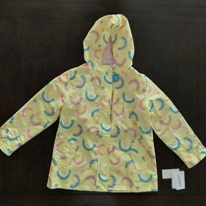 Brand New Carter's Girls 6x Adorable Rainbow Rain Jacket (never worn, with tags)